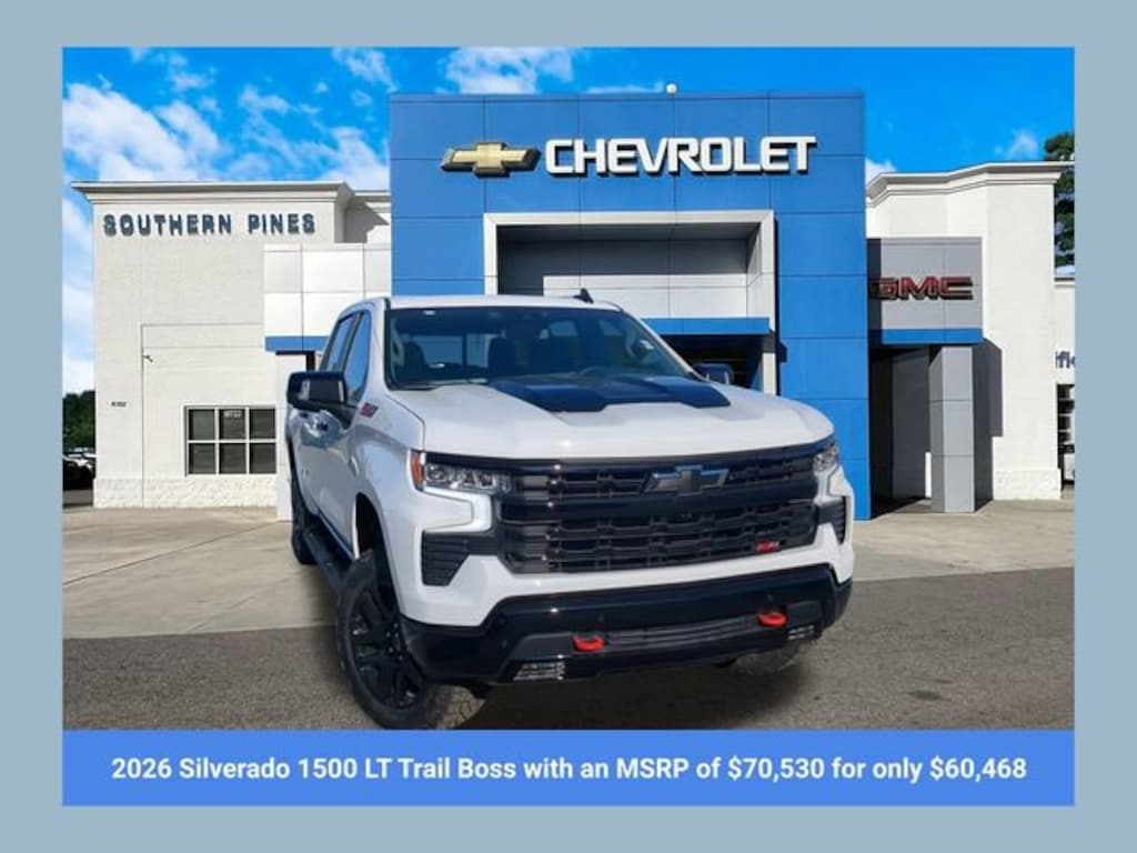 New 2026 Chevrolet Silverado 1500 LT Trail Boss Truck