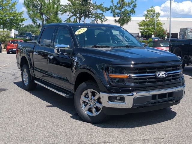 Used 2024 Ford F-150 XLT with VIN 1FTFW3L87RFA00955 for sale in Southern Pines, NC