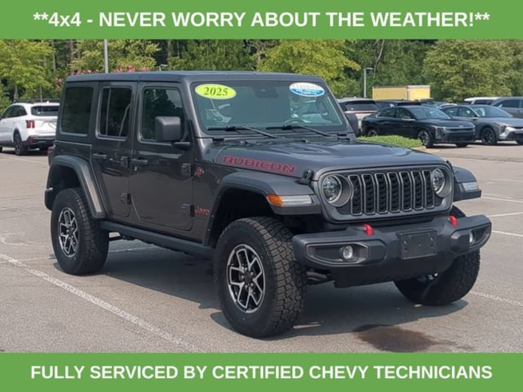 Used 2025 Jeep Wrangler 4-Door Rubicon 4x4 SUV