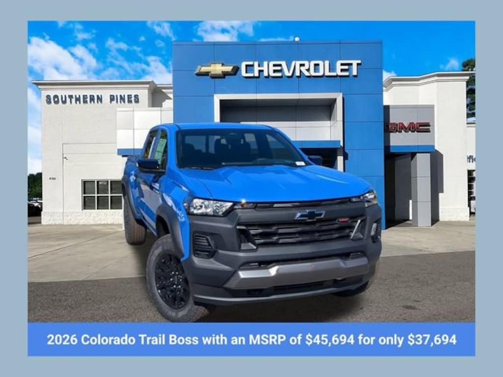 New 2026 Chevrolet Colorado Trail Boss Truck