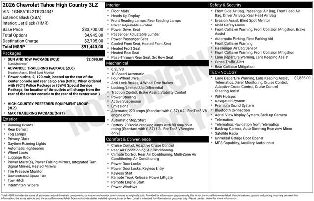 2026 Chevrolet Tahoe High Country - Photo 50