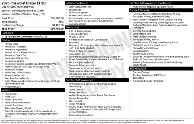 2025 Chevrolet Blazer 2LT - Photo 47