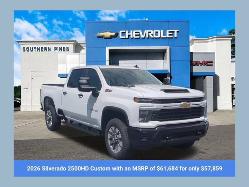 New 2026 Chevrolet Silverado 2500 HD Custom Truck