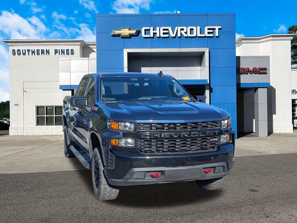 Used 2021 Chevrolet Silverado 1500 Custom Trail Boss Truck Crew Cab