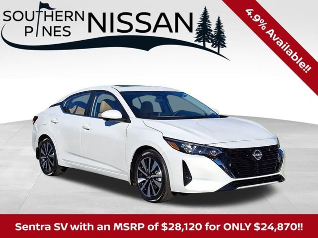 New 2025 Nissan Sentra SV Sedan