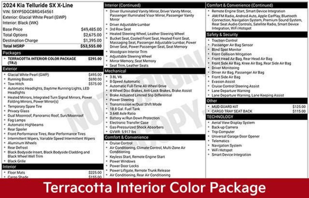 Certified 2024 Kia Telluride SX X-Line SUV