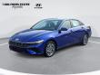 New 2026 Hyundai Elantra Hybrid Blue Sedan