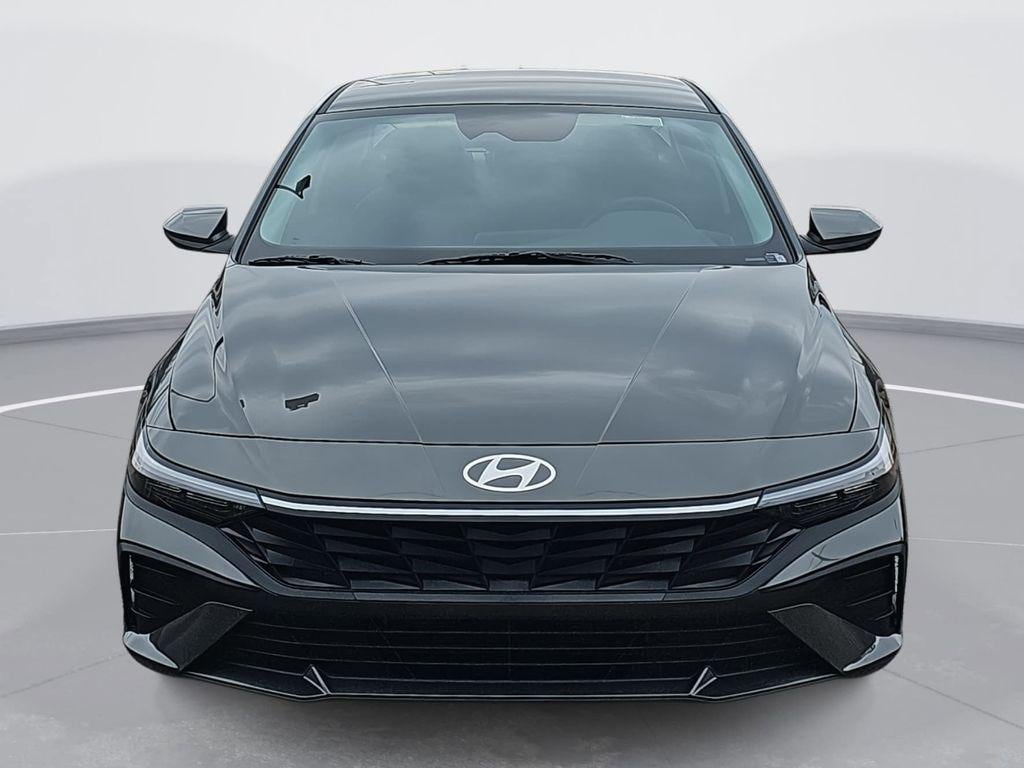 New 2026 Hyundai Elantra Hybrid Blue Sedan