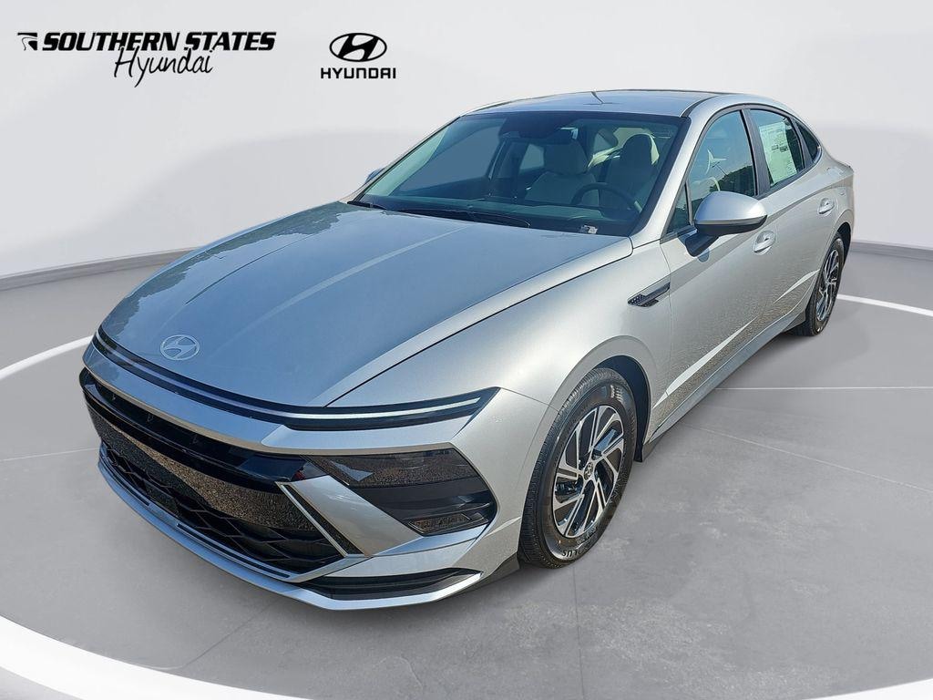New 2026 Hyundai Sonata Hybrid Blue Sedan
