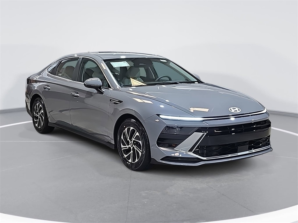 New 2026 Hyundai Sonata Hybrid Blue Sedan