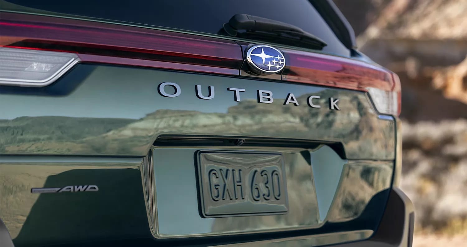  Back end of a 2026 Subaru Outback
