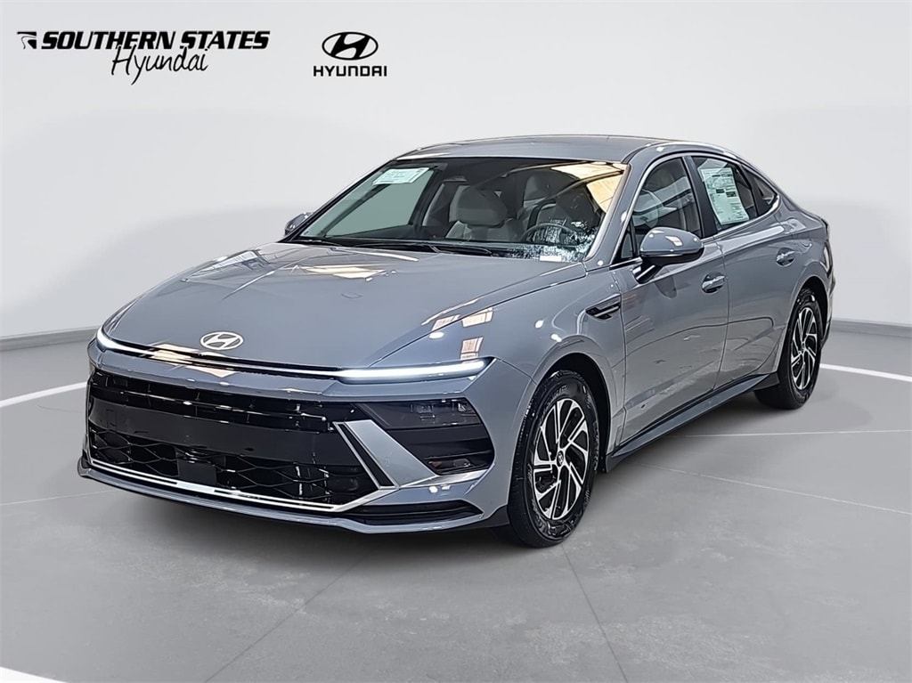 New 2026 Hyundai Sonata Hybrid Blue Sedan