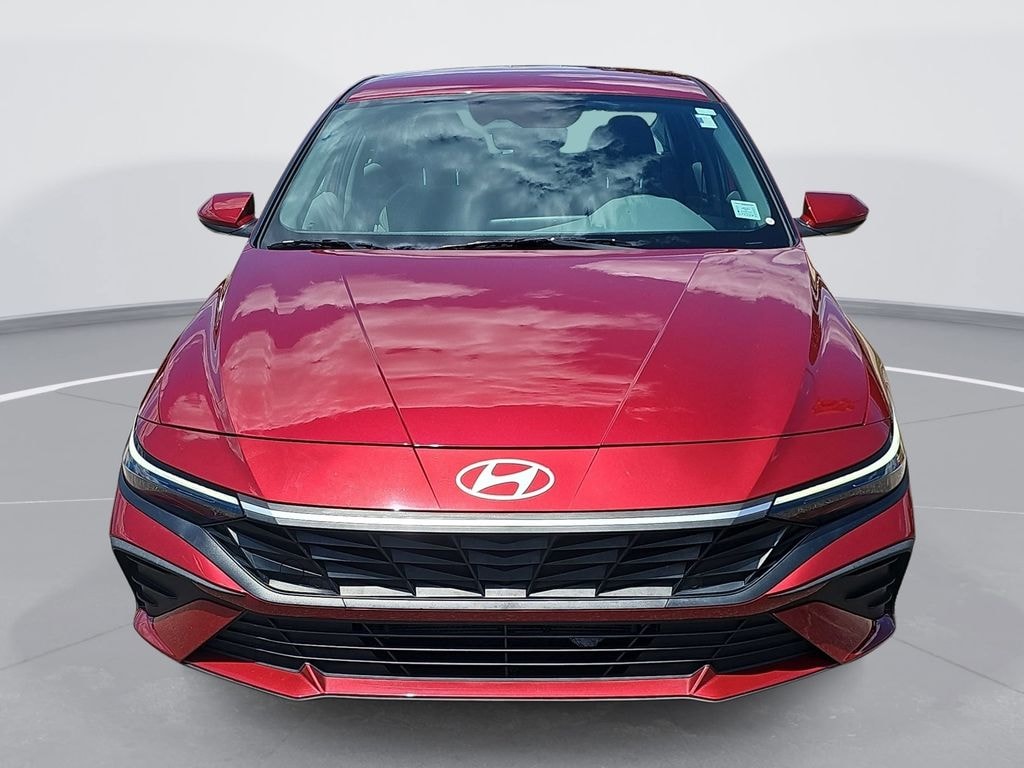 Used 2024 Hyundai Elantra Hybrid Blue Sedan