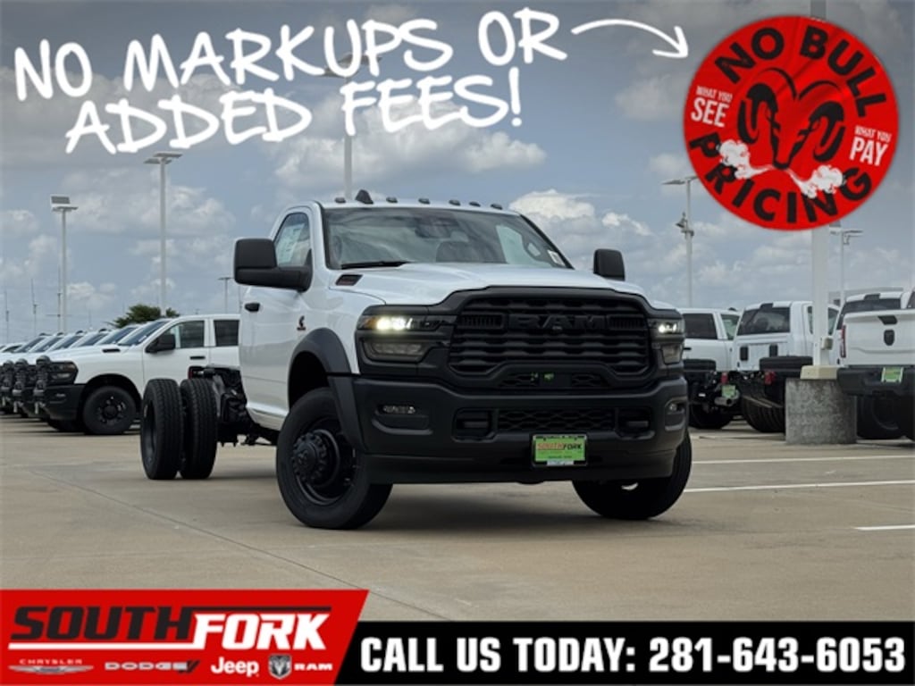 New 2025 Ram 5500 Chassis Cab 5500 TRADESMAN CHASSIS REGULAR CAB 4X4 84' CA Pickup