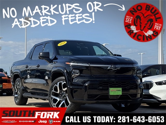 Used 2024 Chevrolet Silverado EV RST with VIN 1GC40ZEL6RU303086 for sale in Manvel, TX