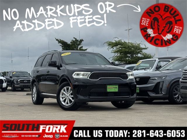 Used 2023 Dodge Durango SXT with VIN 1C4RDHAG4PC596731 for sale in Manvel, TX