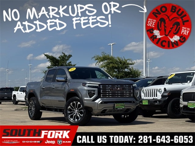 Used 2024 GMC Canyon Denali with VIN 1GTP6FEK4R1172985 for sale in Manvel, TX