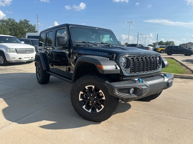 Used 2024 Jeep Wrangler 4xe Rubicon 4XE with VIN 1C4RJXR67RW232299 for sale in Manvel, TX