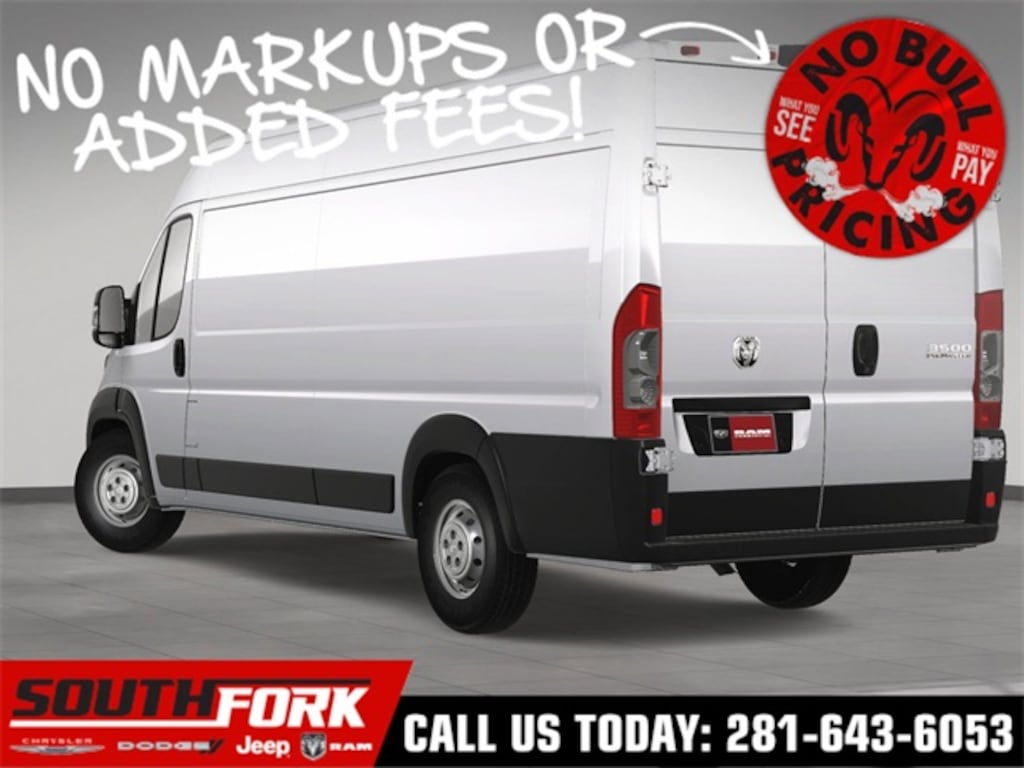 New 2025 Ram ProMaster 3500 PROMASTER 3500 TRADESMAN CARGO VAN HIGH ROOF 159' Cargo Van