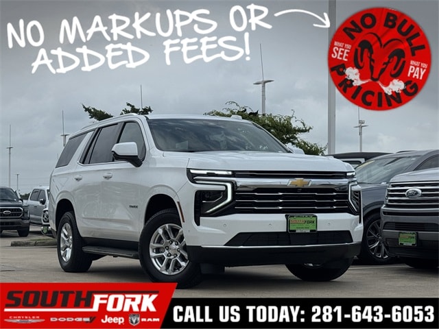 Used 2025 Chevrolet Tahoe LT with VIN 1GNS5NRD8SR238262 for sale in Manvel, TX