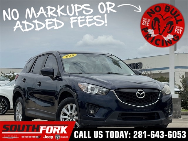 Used 2014 Mazda CX-5 Touring with VIN JM3KE2CY9E0398301 for sale in Manvel, TX