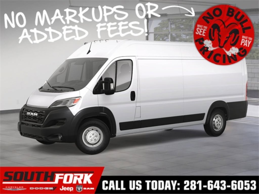 New 2025 Ram ProMaster 3500 PROMASTER 3500 TRADESMAN CARGO VAN HIGH ROOF 159' Cargo Van