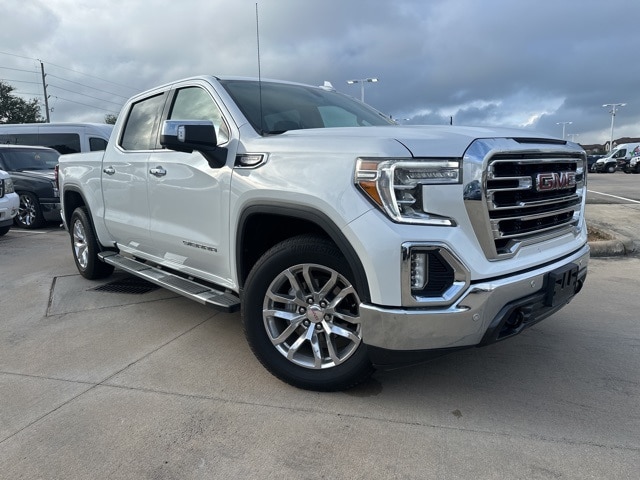 Used 2021 GMC Sierra 1500 SLT with VIN 3GTP8DEDXMG165453 for sale in Manvel, TX