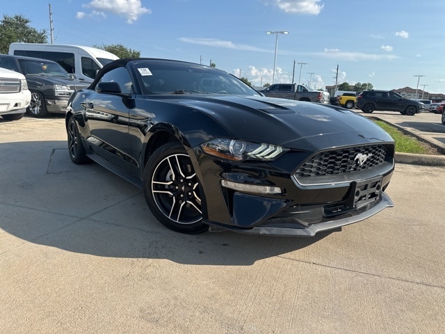 Used 2021 Ford Mustang EcoBoost Premium with VIN 1FATP8UH9M5116027 for sale in Manvel, TX