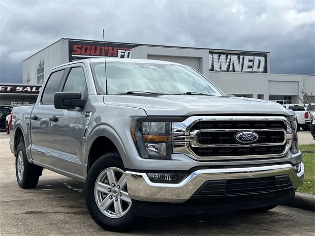 Used 2023 Ford F-150 XLT with VIN 1FTEW1C50PKD44640 for sale in Manvel, TX