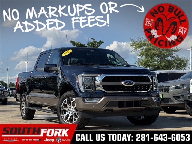 Used 2023 Ford F-150 King Ranch with VIN 1FTFW1E87PFA92616 for sale in Manvel, TX