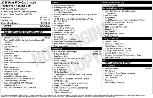 2025 RAM 3500 Chassis Tradesman - Photo 18