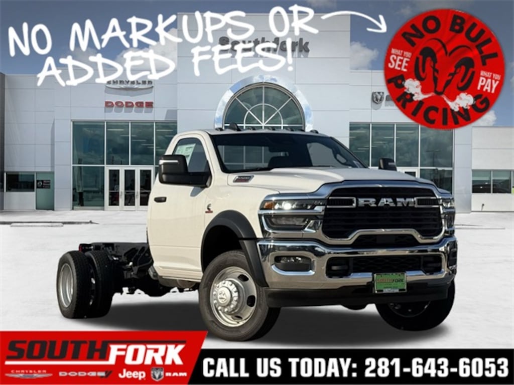 New 2025 Ram 5500 Chassis Cab 5500 TRADESMAN CHASSIS REGULAR CAB 4X4 84' CA Pickup