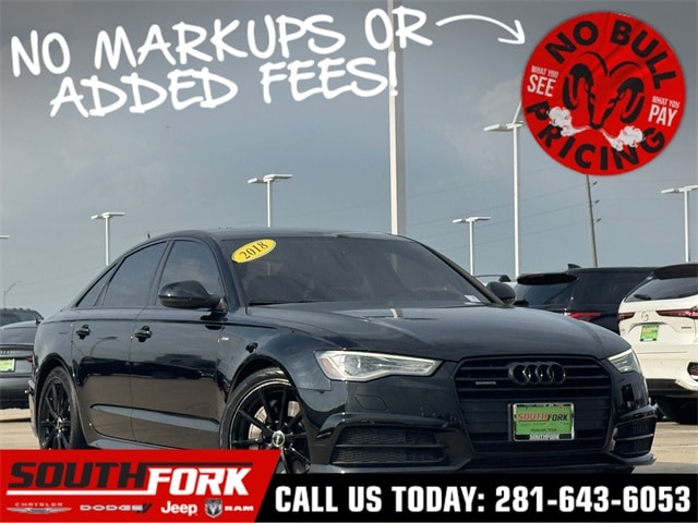 Used 2018 Audi A6 Premium with VIN WAUF8AFC0JN108114 for sale in Manvel, TX