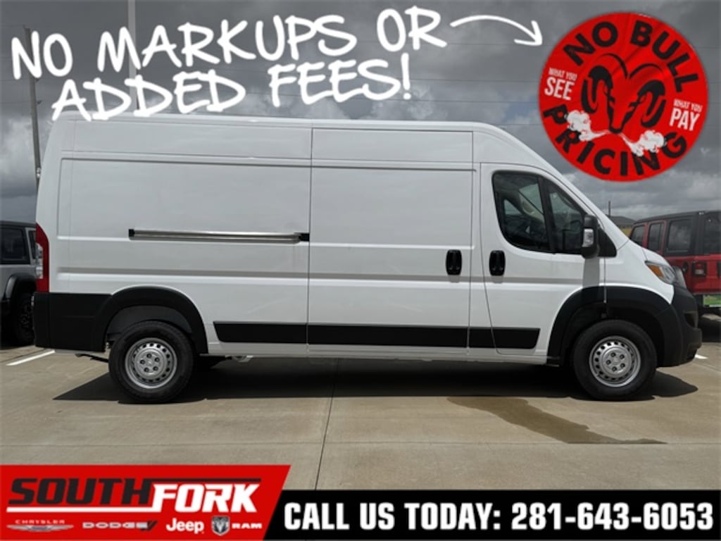 New 2025 Ram ProMaster 2500 PROMASTER 2500 TRADESMAN CARGO VAN HIGH ROOF 159' Cargo Van