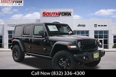 Used 2026 Jeep Wrangler 4-DOOR WILLYS Sport Utility For Sale near Houston, TX