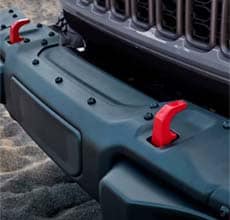 front and rear tow hooks