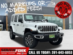 Used 2025 Jeep Wrangler 4-DOOR SAHARA Sport Utility For Sale near Houston, TX