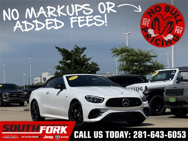 Used 2023 Mercedes-Benz E-Class AMG E 53 with VIN W1K1K6BB5PF187586 for sale in Manvel, TX