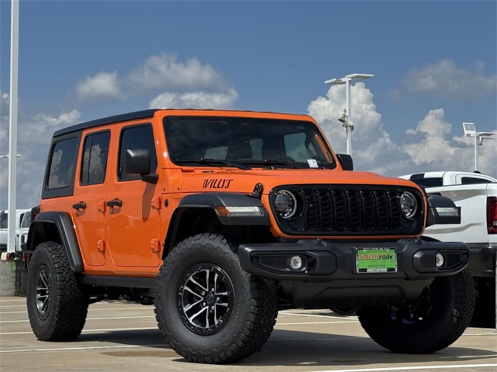 New 2025 Jeep Wrangler 4-DOOR WILLYS Sport Utility