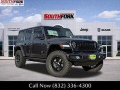 Used 2026 Jeep Wrangler 4-DOOR WILLYS Sport Utility For Sale near Houston, TX