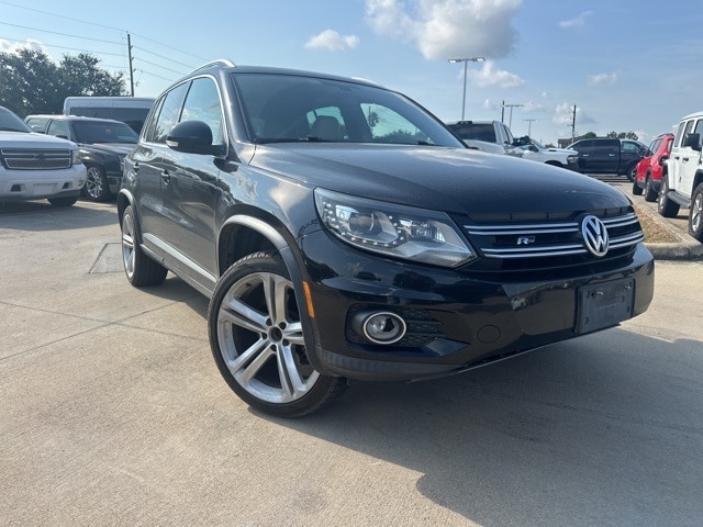 Used 2014 Volkswagen Tiguan SEL with VIN WVGAV3AX6EW061971 for sale in Manvel, TX