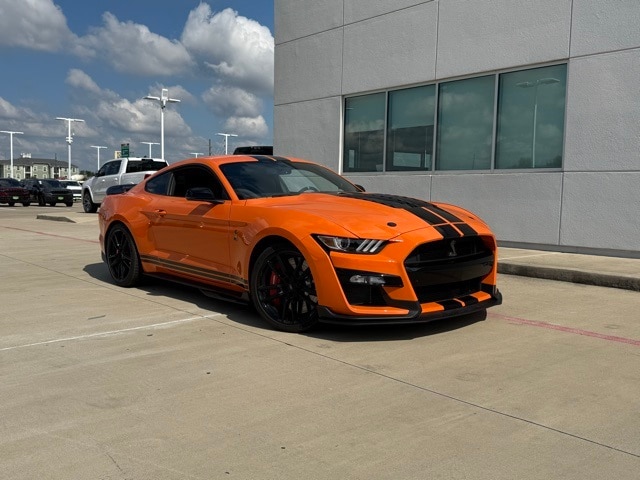 Used 2021 Ford Mustang Shelby GT500 with VIN 1FA6P8SJ3M5504146 for sale in Manvel, TX