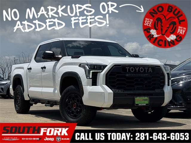 Used 2025 Toyota Tundra TRD Pro with VIN 5TFPC5DB6SX089243 for sale in Manvel, TX