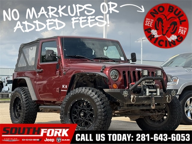 Used 2007 Jeep Wrangler X with VIN 1J4FA24127L103557 for sale in Manvel, TX