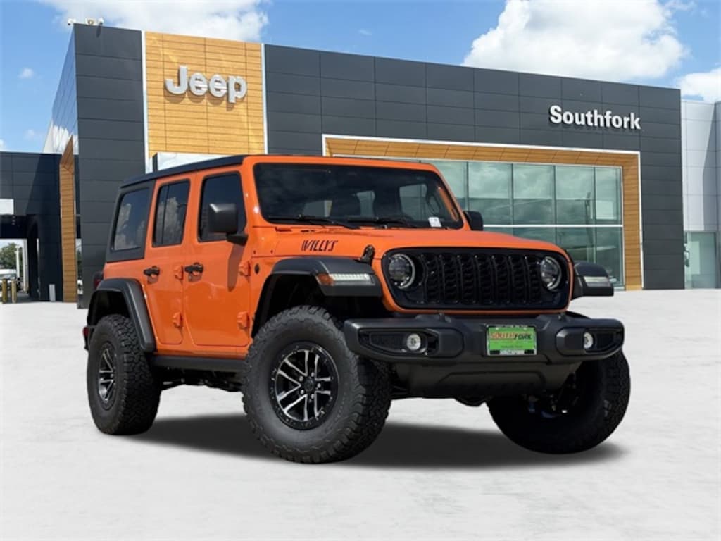 New 2025 Jeep Wrangler 4-DOOR WILLYS Sport Utility