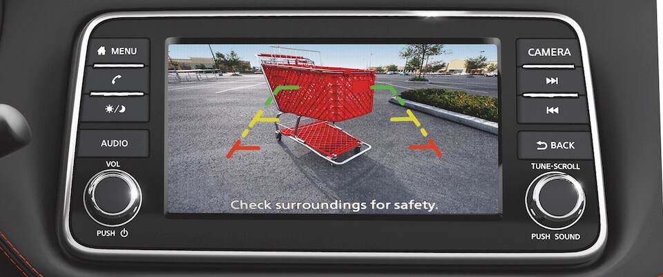 Nissan Kicks Rear Back Up Camera The rear back up camera on the 2018 Nissan Kicks