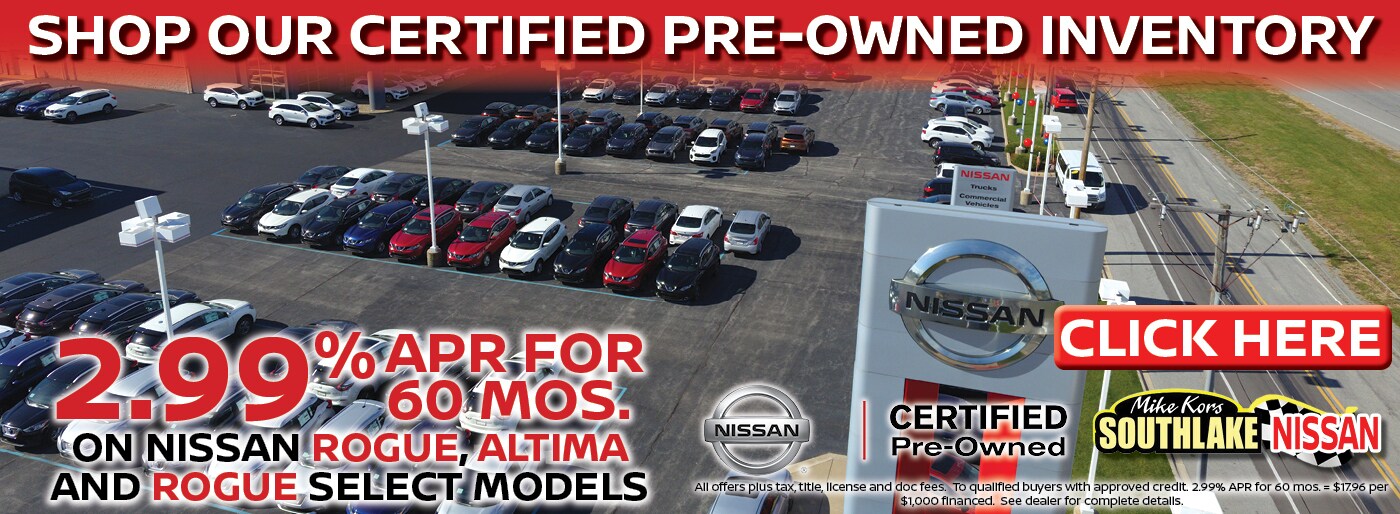 New Nissan and Used Car Dealer Serving Merrillville Southlake Nissan