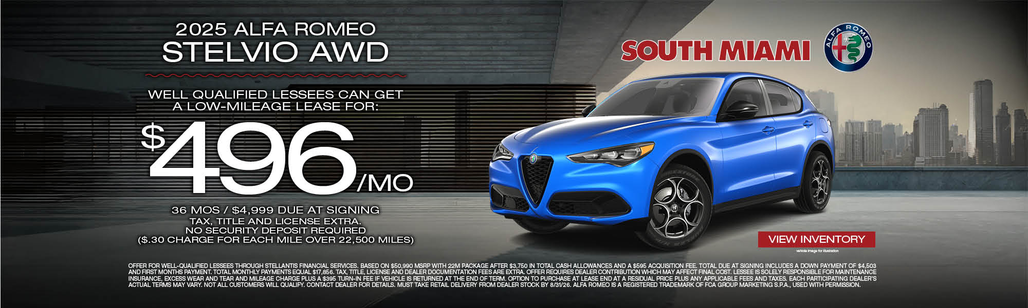 2025 Alfa Romeo Stelvio $496