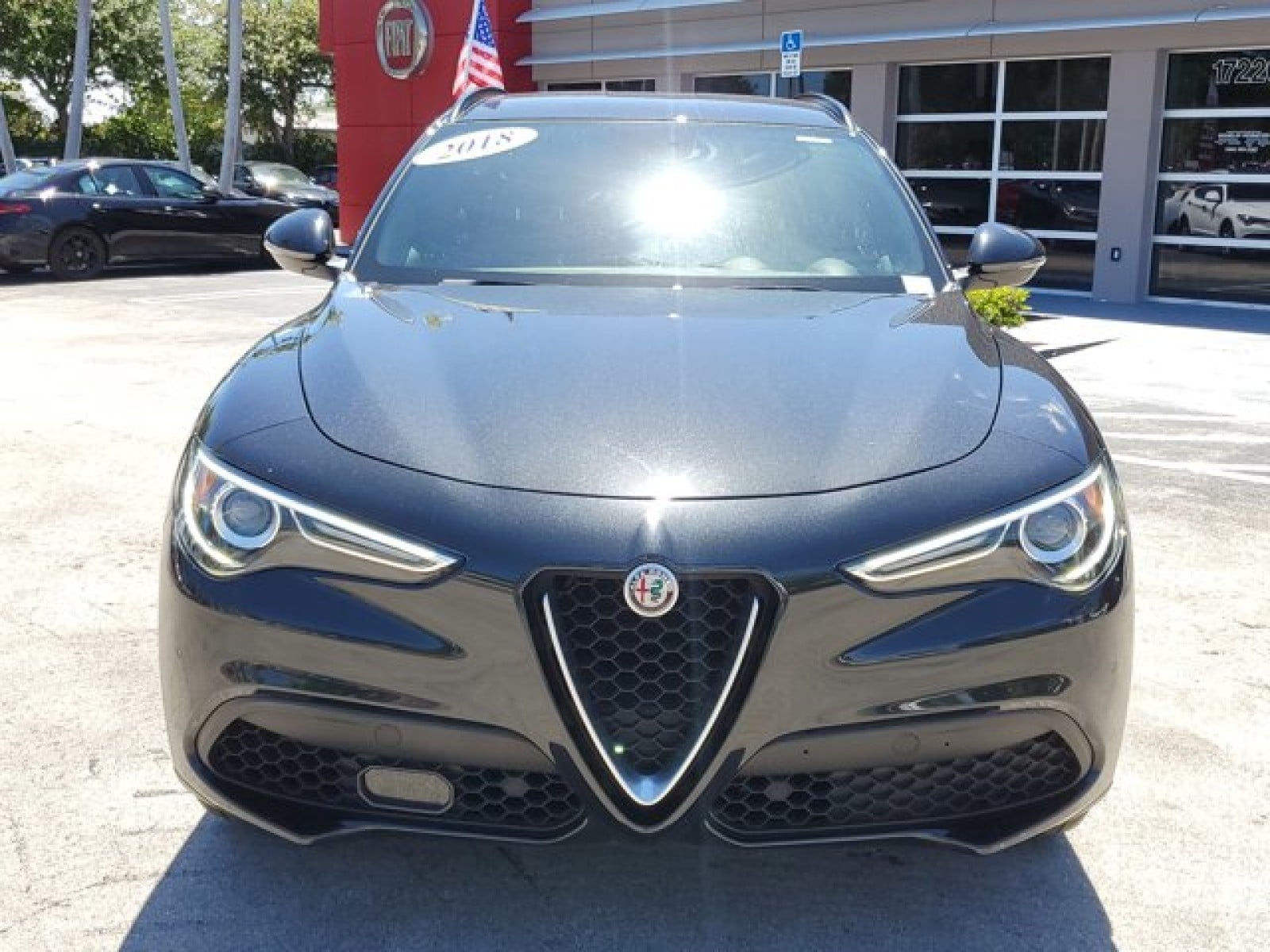 Used 2018 Alfa Romeo Stelvio Ti Sport with VIN ZASFAKNN6J7B59497 for sale in Miami, FL