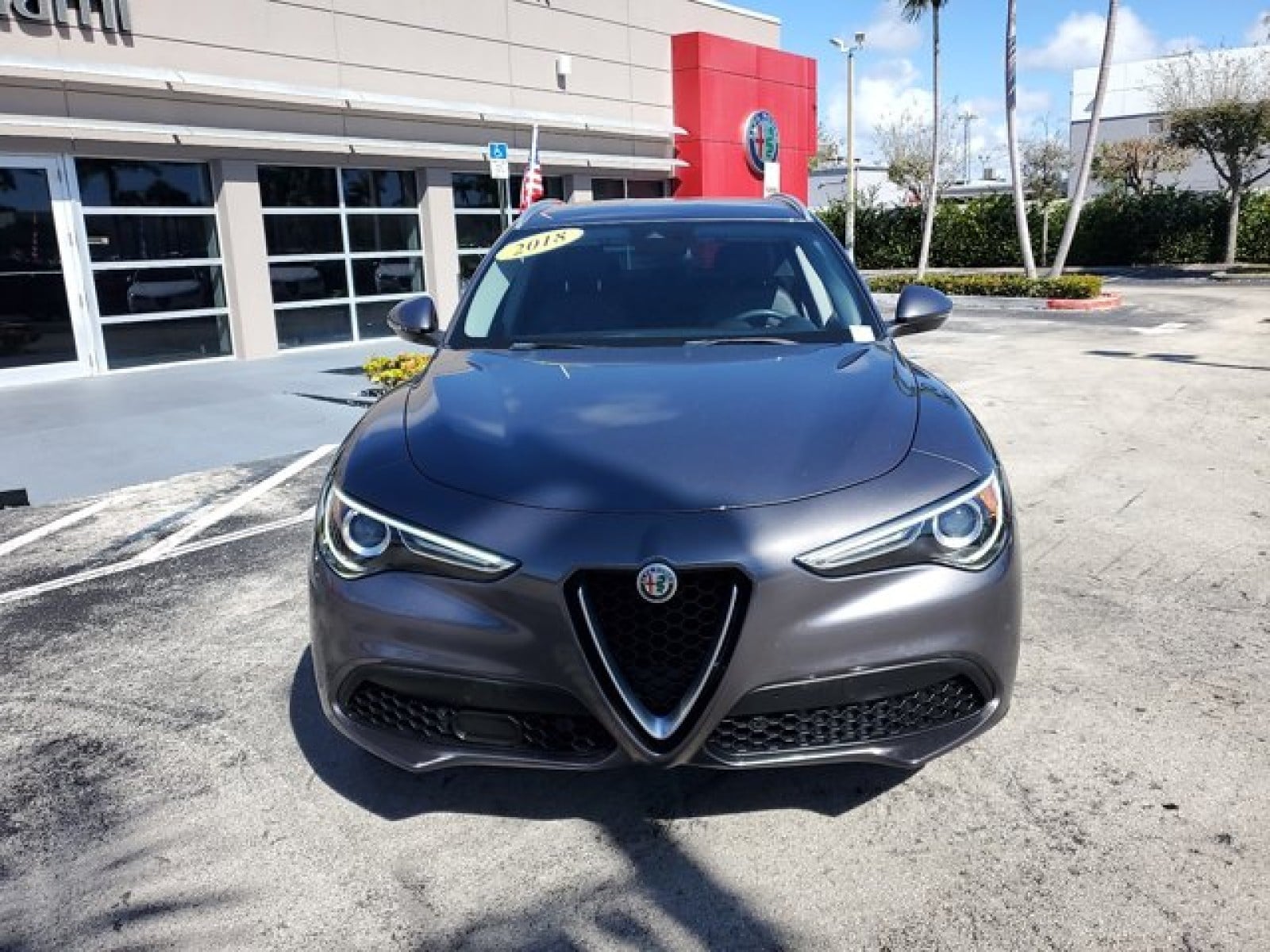 Used 2018 Alfa Romeo Stelvio Ti with VIN ZASFAKBN9J7B66402 for sale in Miami, FL